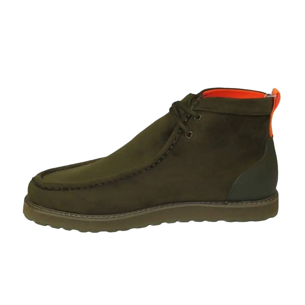 Men's TAYNO Wallabee Style Chukka Boots Soft Micro Suede MOJAVE S Olive - J.Valintin Men's Wear Legend - Mojave S - Olive - 9