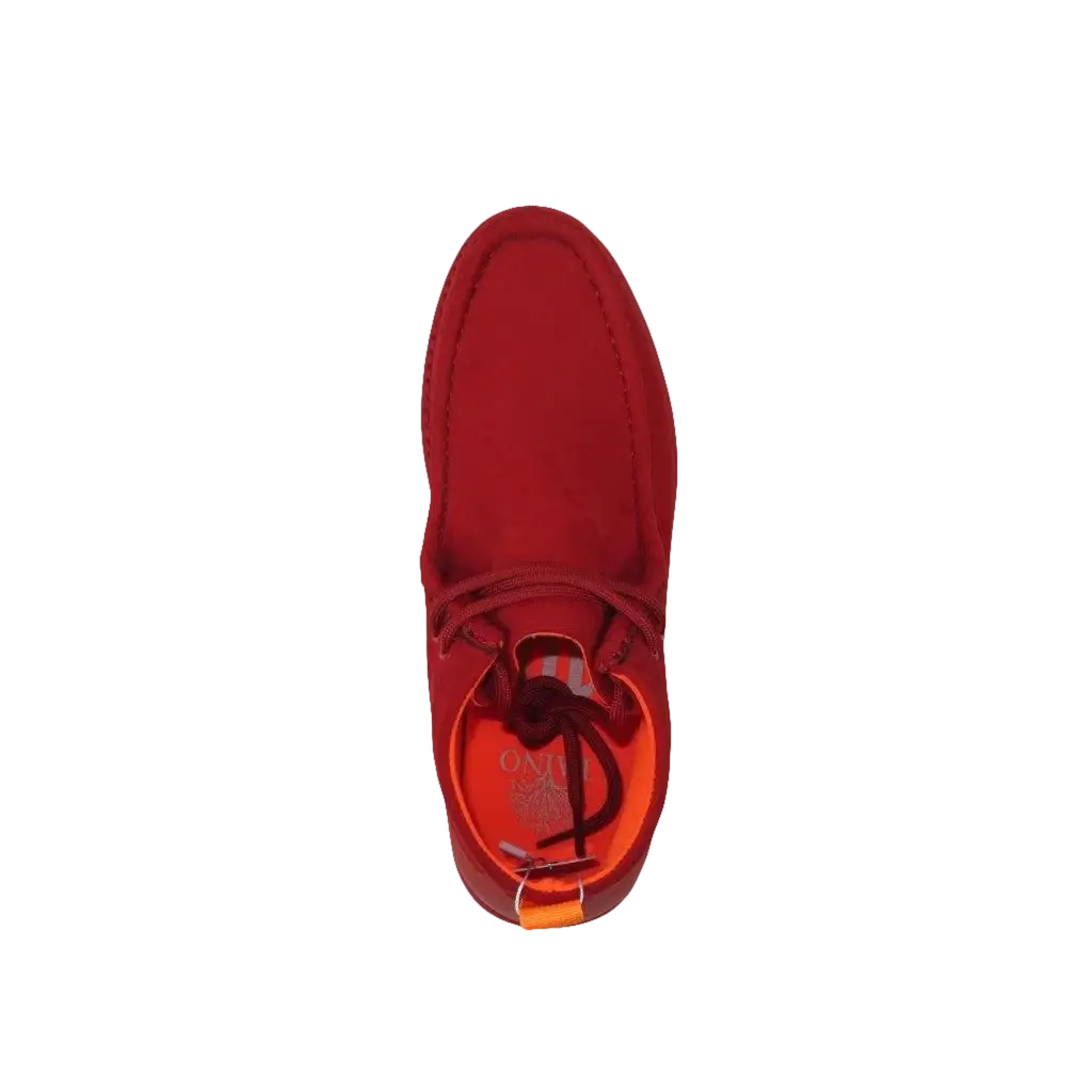 Men's TAYNO Wallabee Style Chukka Boots Soft Micro Suede MOJAVE S Red - J.Valintin Men's Wear Legend - Mojave S - Red - 9