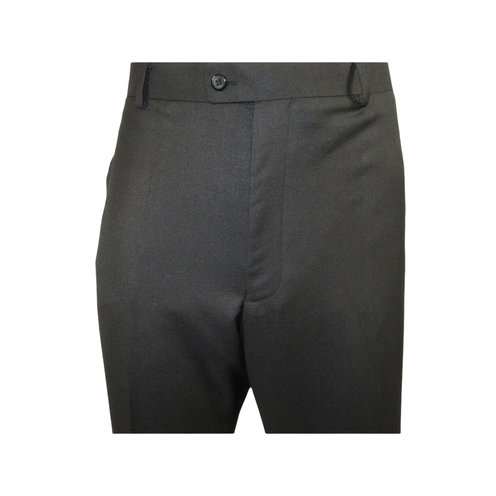 Mens Three Piece Suit Vested VITALI Soft Fabric With Sheen M3090 Black - J.Valintin Men's Wear Legend - 93569