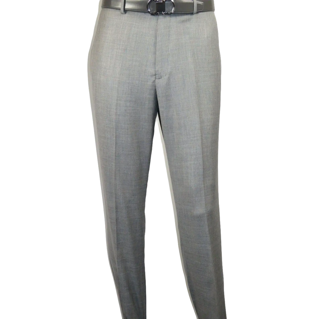 Mens Three Piece Suit Vested VITALI Soft Fabric With Sheen M3090 Stone Gray 3pc - J.Valintin Men's Wear Legend - 93610