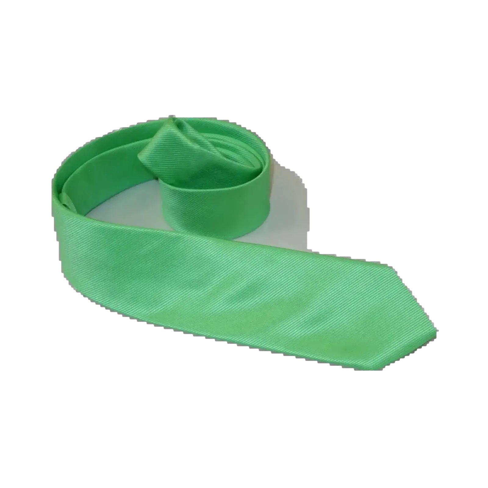 Mens Tie ZENIO By Stacy Adams Slim Narrow Twill Woven Soft Silky Z1 Apple Green - J.Valintin Men's Wear Legend - 24755