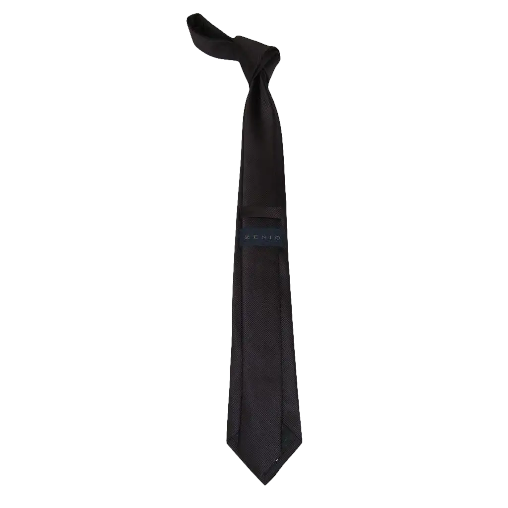 Mens Tie ZENIO By Stacy Adams Slim Narrow Twill Woven Soft Silky Z10 Black - J.Valintin Men's Wear Legend - 24764