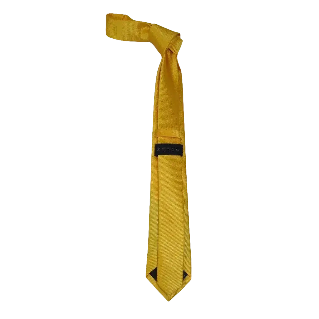 Mens Tie ZENIO By Stacy Adams Slim Narrow Twill Woven Soft Silky Z16 Gold - J.Valintin Men's Wear Legend - 24770