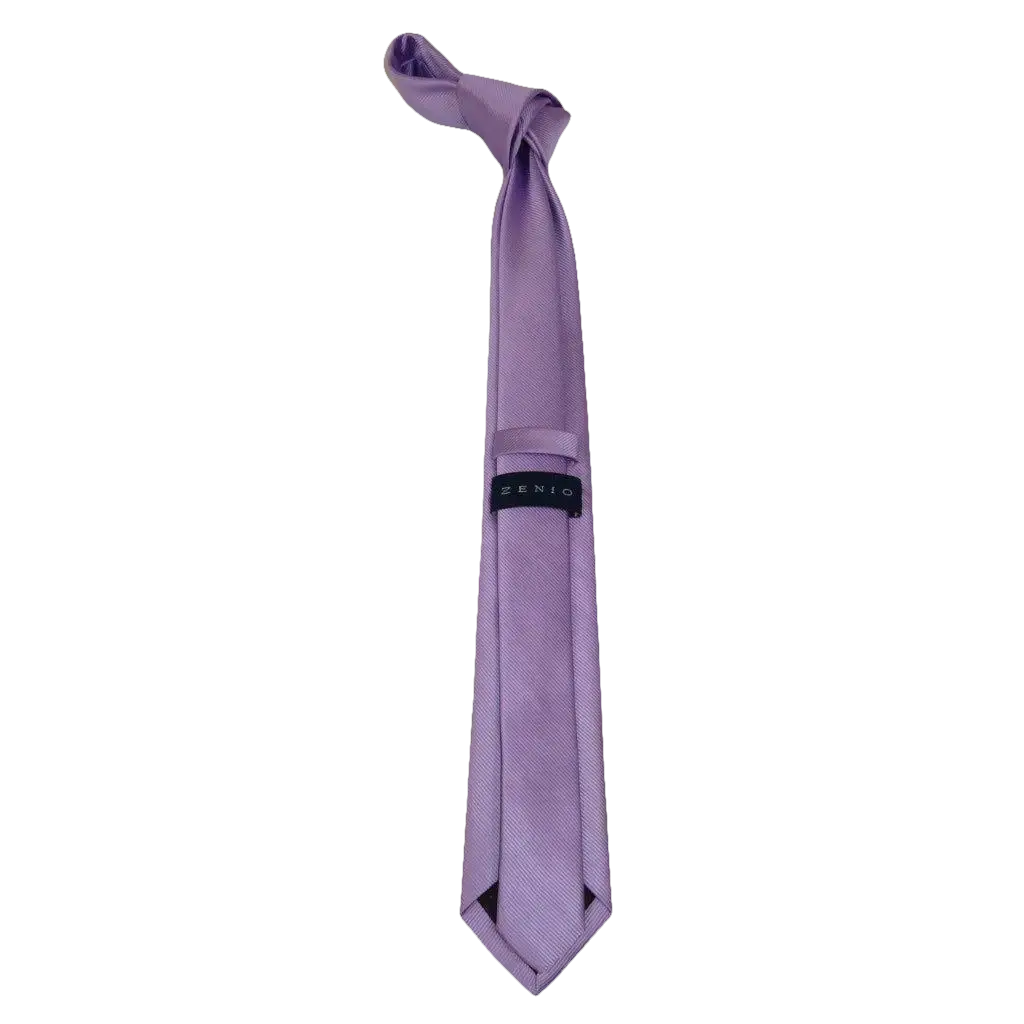 Mens Tie ZENIO By Stacy Adams Slim Narrow Twill Woven Soft Silky Z22 Lavender - J.Valintin Men's Wear Legend - 24776