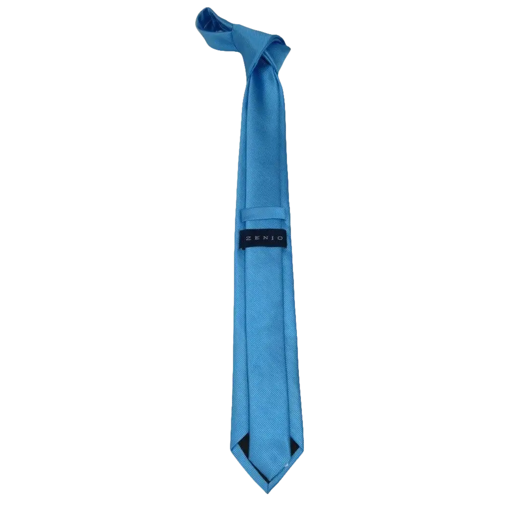 Mens Tie ZENIO By Stacy Adams Slim Skinny Narrow Twill Woven Soft Silky Z6 Blue - J.Valintin Men's Wear Legend - 24760