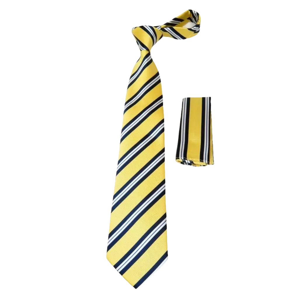 Men's Tie/Hankie Set Soft Microfiber Silky Vito Rofolo by J.Valintin VTR - 65 - J.Valintin Men's Wear Legend - VTR - 65