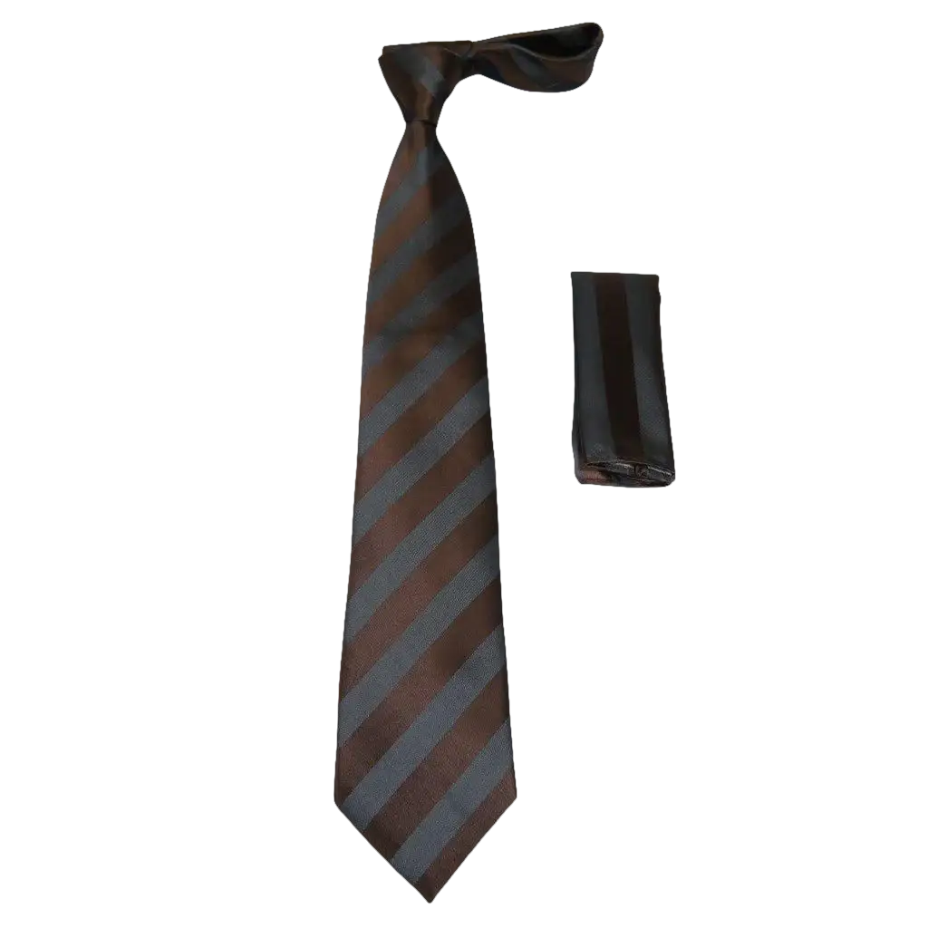 Men's Tie/Hankie Set Soft Microfiber Silky Vito Rofolo by J.Valintin VTR - 67 - J.Valintin Men's Wear Legend - VTR - 67