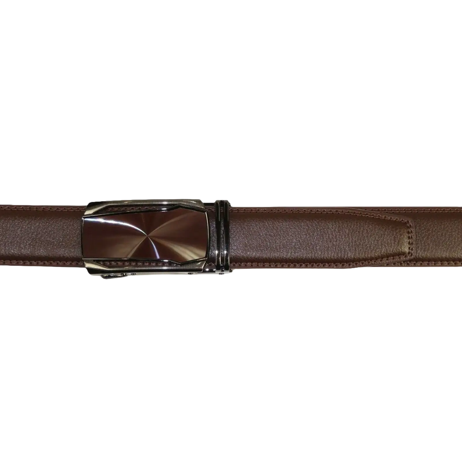 Mens VALENTINI Leather Belt Automatic Adjustable Removable Buckle RT031 Brown - J.Valintin Men's Wear Legend - 92191