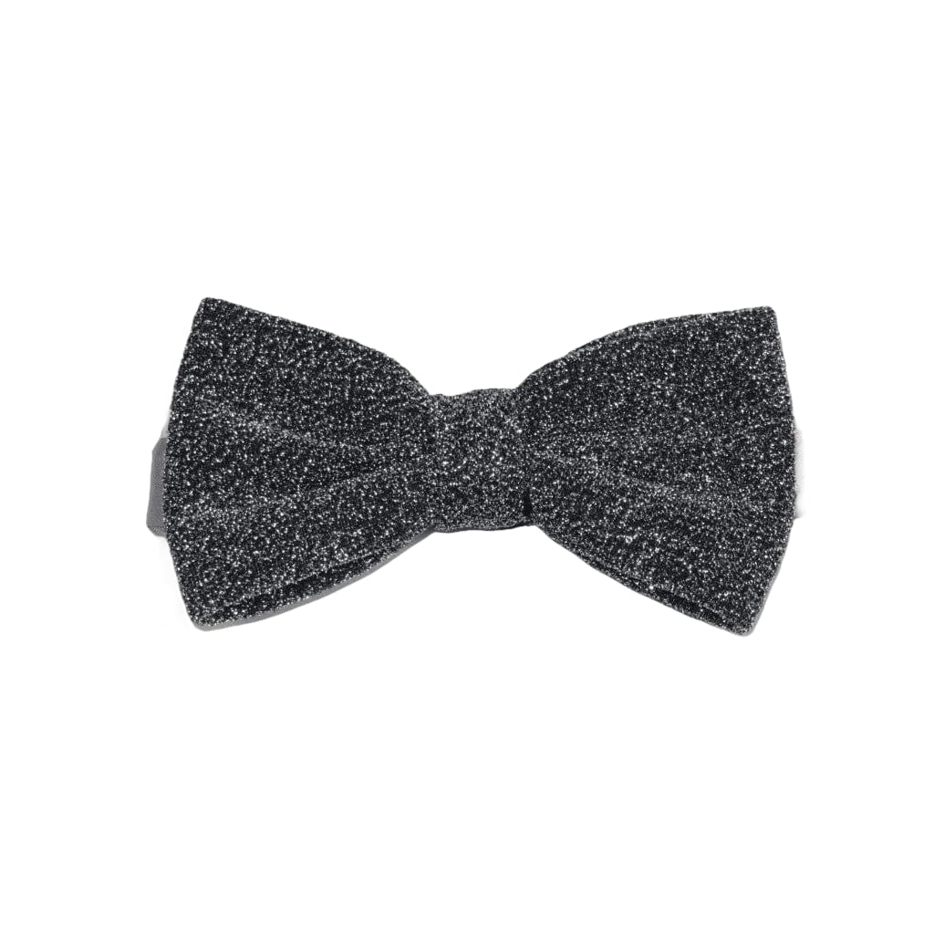 Men's Velvet Bow Tie by J.Valintin Collection #92485 Silver Sparks - J.Valintin Men's Wear Legend - 92485