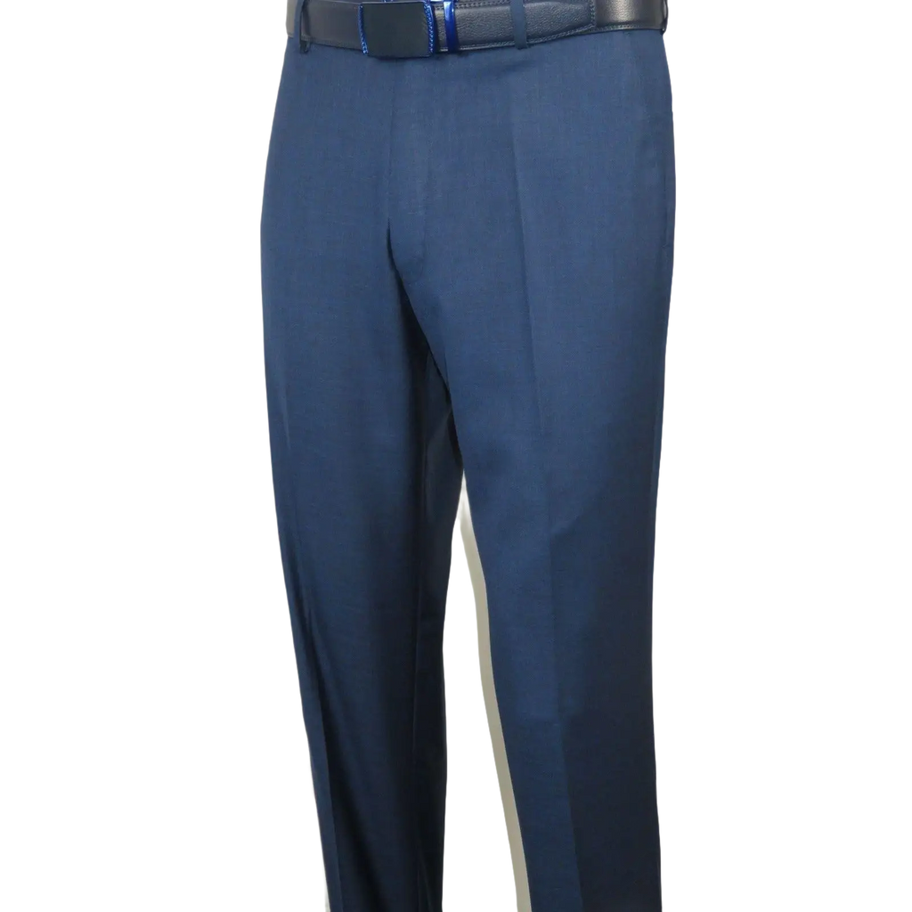 Mens Vitali Three Piece Suit Vested Sharkskin Sheen M3090 Royal blue Regular fit - J.Valintin Men's Wear Legend - 31894