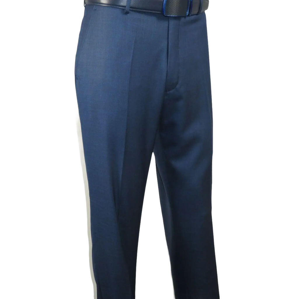 Mens Vitali Three Piece Suit Vested Sharkskin Sheen M3090 Royal blue Regular fit - J.Valintin Men's Wear Legend - 31894