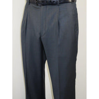 Mens Vitali Three Piece Suit Vested Sheen Sharkskin Business M3090 Navy blue - J.Valintin Men's Wear Legend - 28675