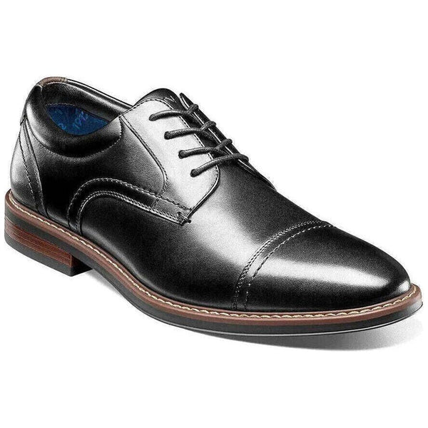 Nunn Bush Centro Flex Cap Toe Oxford Leather Shoes Dressy Black 84984 - 001 - J.Valintin Men's Wear Legend - 84984 - 001_M_8