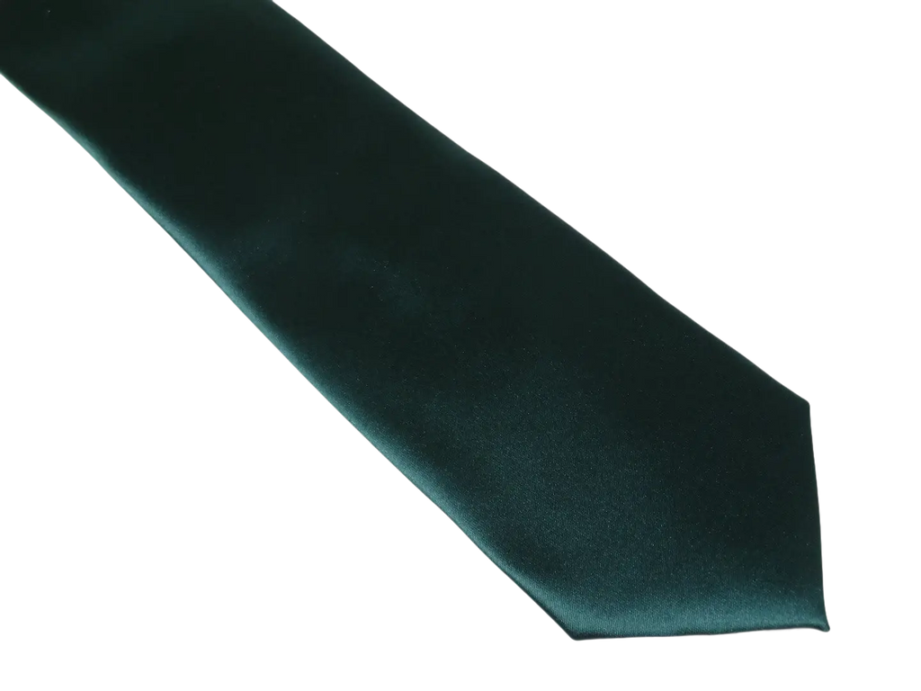 Men's Satin Silky Tie Hankie Set J.Valintin Private Collection R64 Teal Green