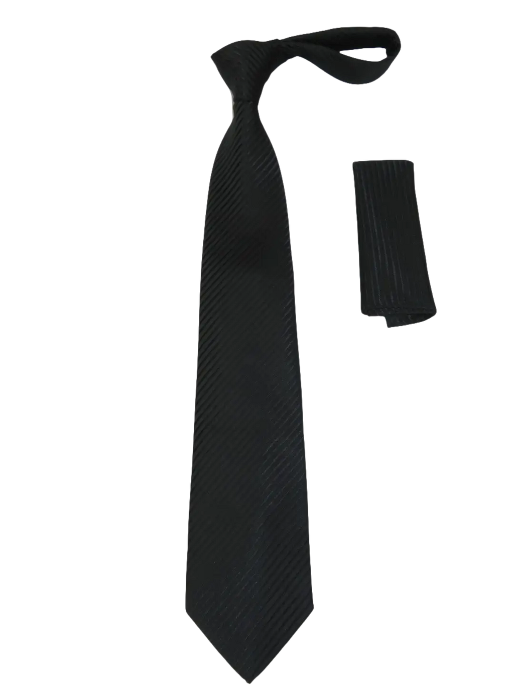 Men's Woven Tie Hankie Set J.Valintin Private Collection R91 Shadow Stripe