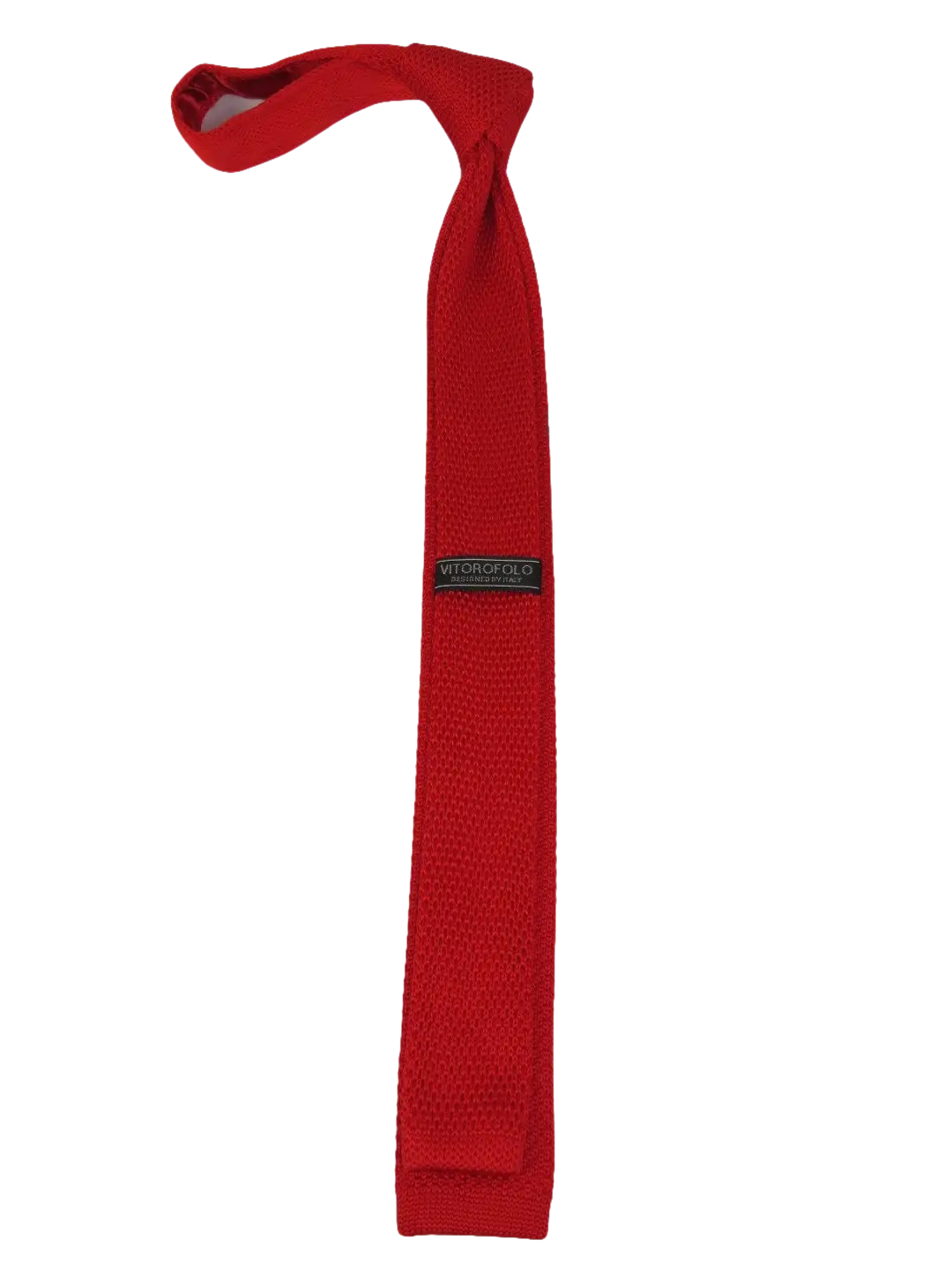 Men's Vitorofolo Italy Slim Tie Woven Fabric Fashionable RS-2 Red