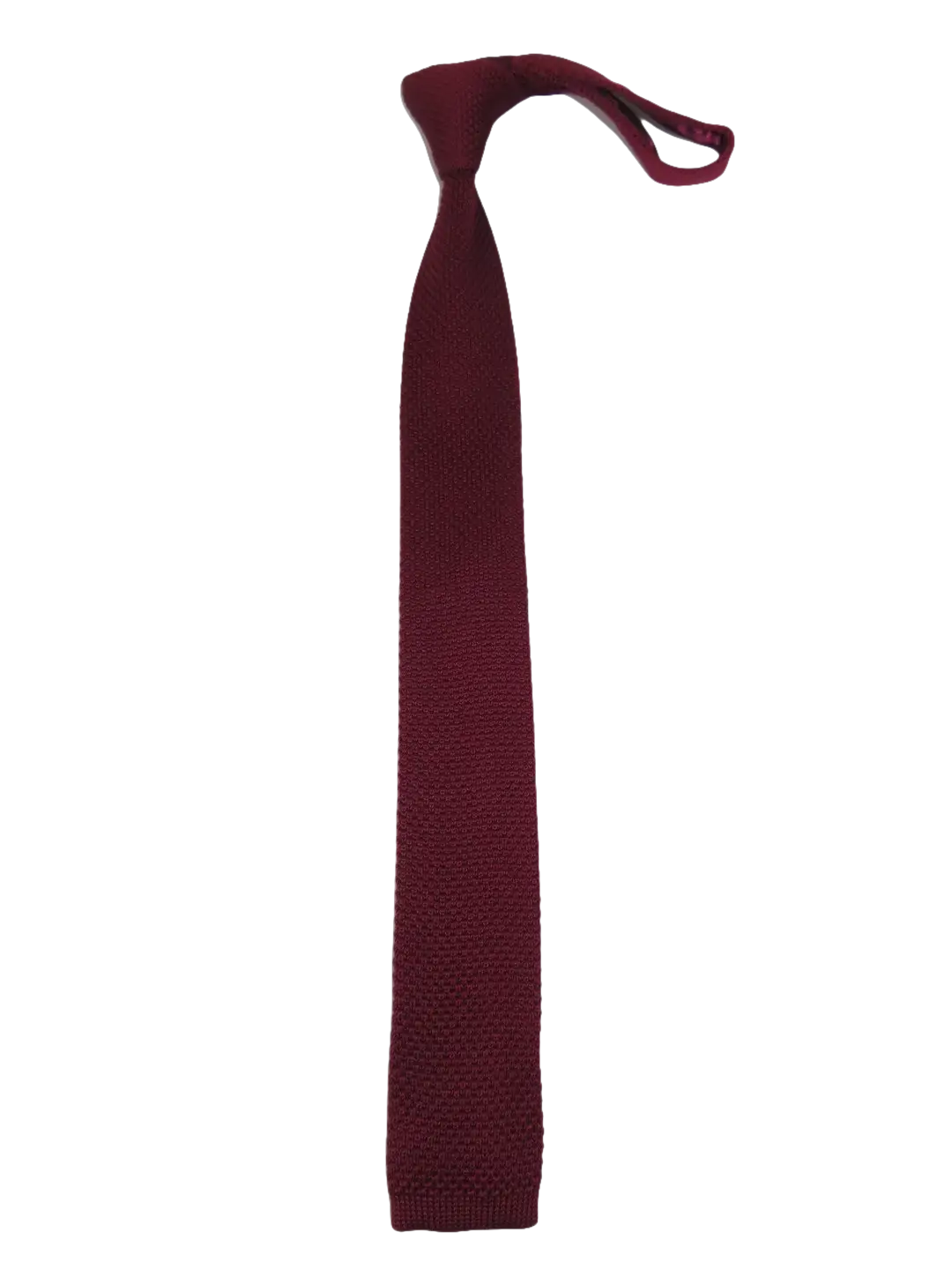 Men's Vitorofolo Italy Slim Tie Woven Fabric Fashionable RS-3 Burgundy
