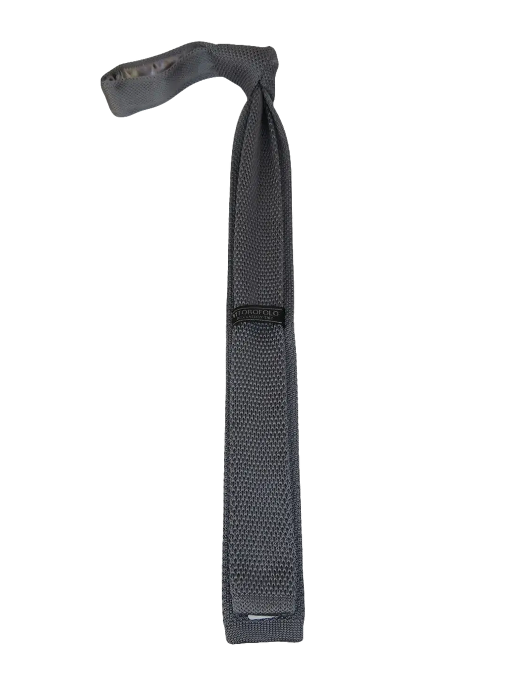 Men's Vitorofolo Italy Slim Tie Woven Fabric Fashionable RS-4 Gray
