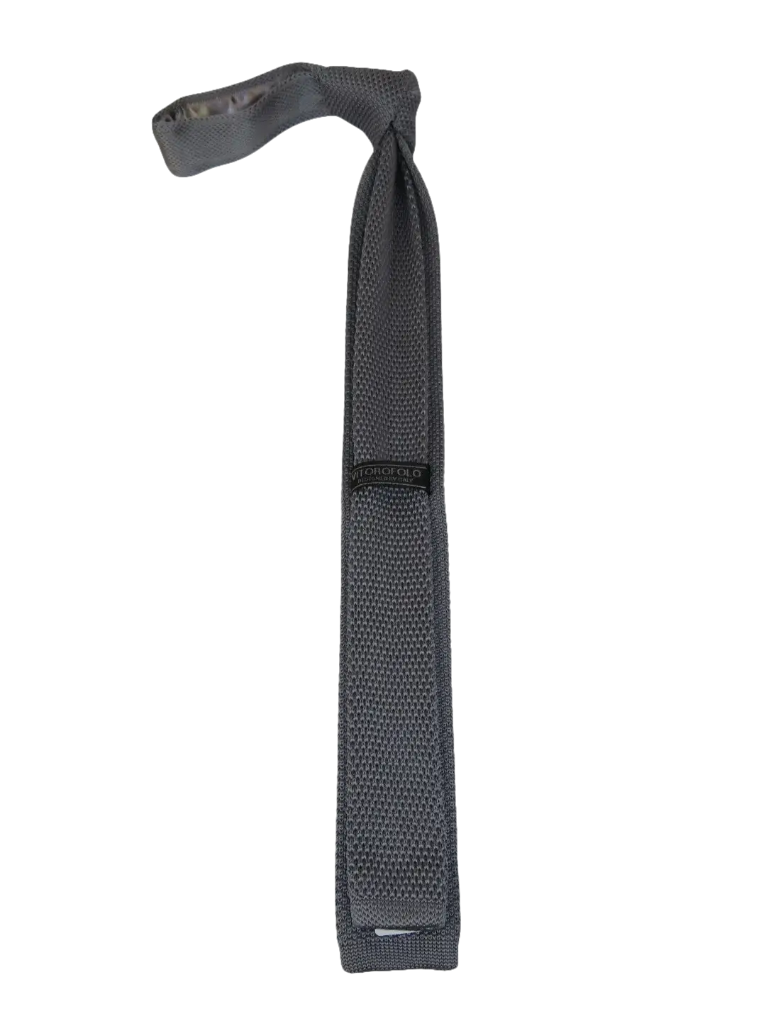 Men's Vitorofolo Italy Slim Tie Woven Fabric Fashionable RS-4 Gray