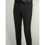 Men Suit BERLUSCONI Turkey Italian Wool 180's Double Breasted UGS94-08 Black