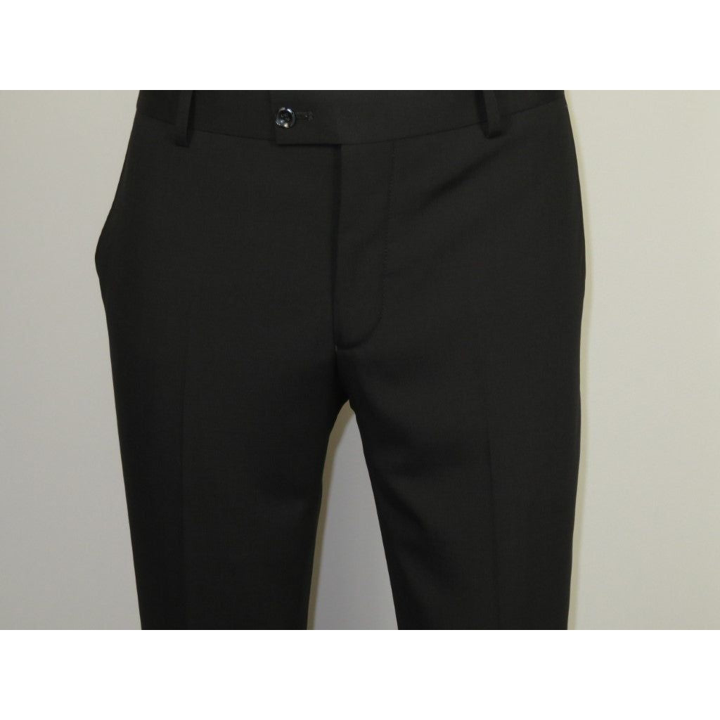 Men Suit BERLUSCONI Turkey Italian Wool 180's Double Breasted UGS94-08 Black
