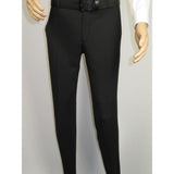 Men Suit BERLUSCONI Turkey Italian Wool 180's Double Breasted UGS94-08 Black