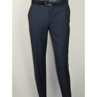 Men Suit BERLUSCONI Turkey Italian Wool 180's Double Breasted UGS94-09 Mid Blue