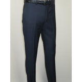 Men Suit BERLUSCONI Turkey Italian Wool 180's Double Breasted UGS94-09 Mid Blue