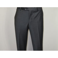 Men Suit BERLUSCONI Turkey Italian Wool 180's Double Breasted UGS94-14 Charcoal