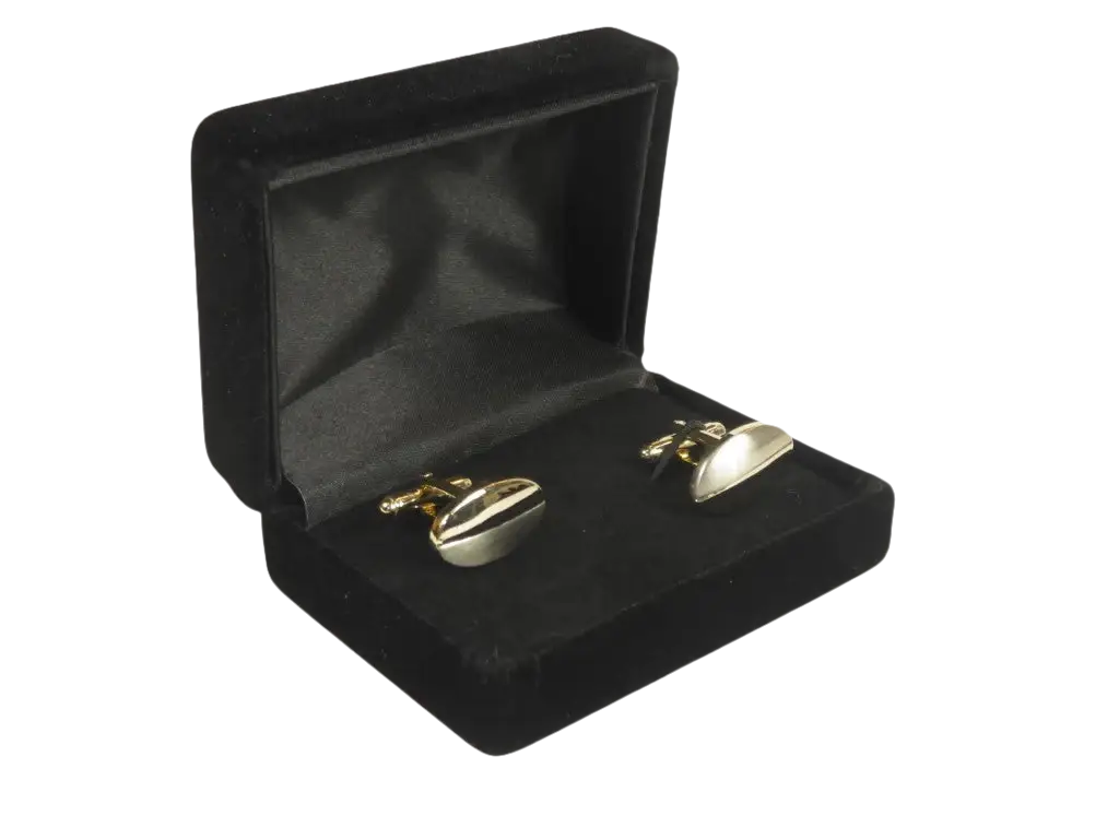 Men J.Valintin Cufflinks by Vitorofolo for French Cuff Shirt V29-39Silver Gold