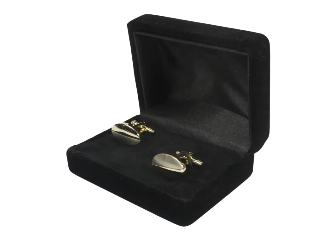 Men J.Valintin Cufflinks by Vitorofolo for French Cuff Shirt V29-39Silver Gold