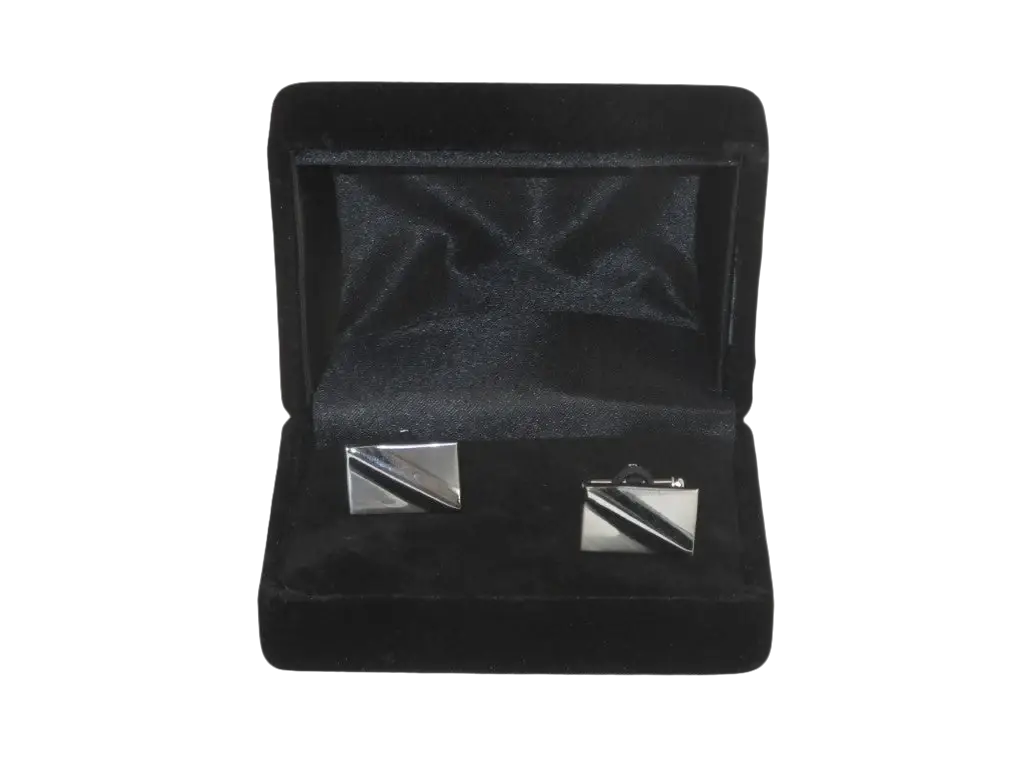 Men J.Valintin Cufflinks by Vitorofolo for French Cuff Shirt V29-41 Silver