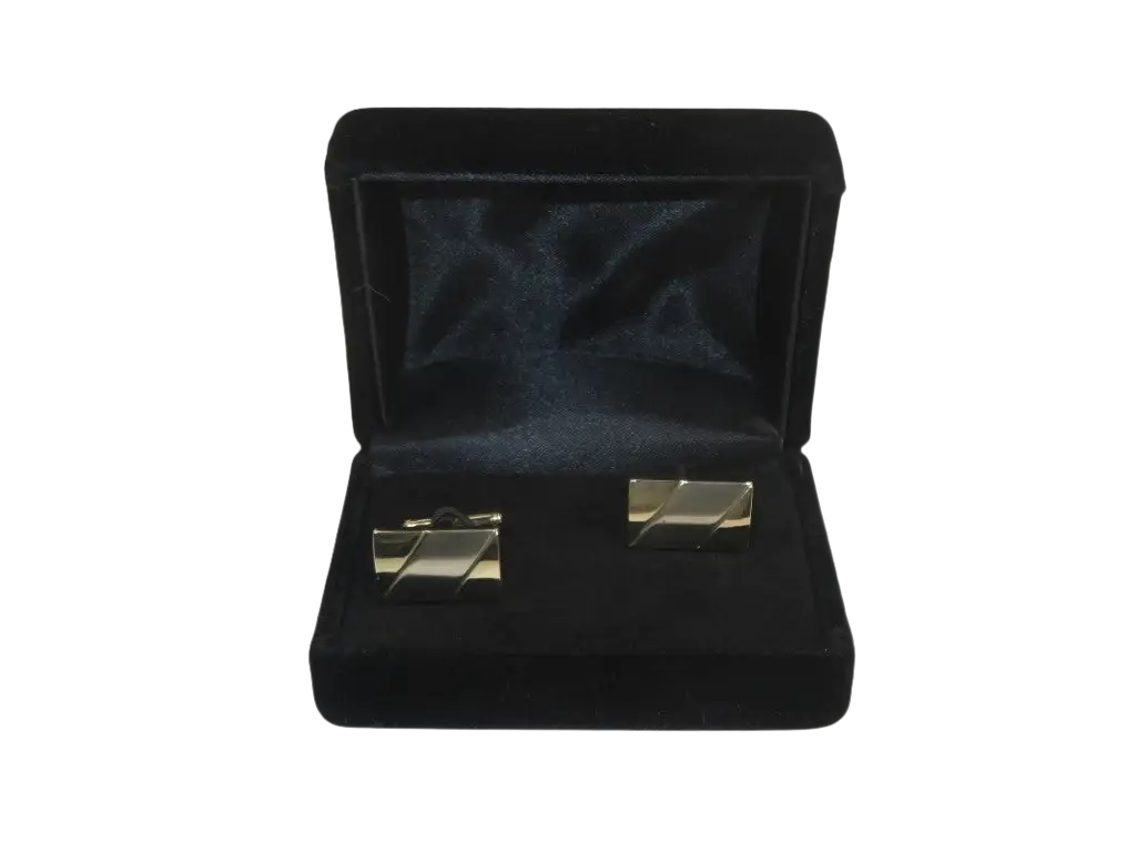 Men J.Valintin Cufflinks by Vitorofolo for French Cuff Shirt V29-43 Gold Silver