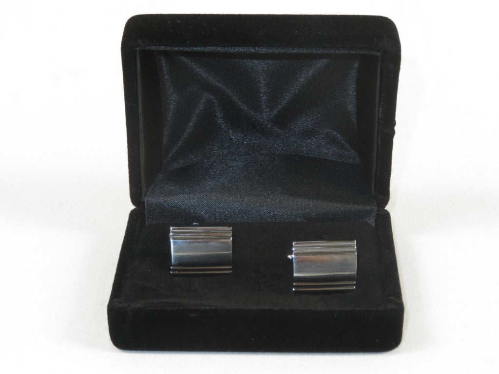 Men J.Valintin Cufflinks by Vitorofolo for French Cuff Shirt V29-45 Silver