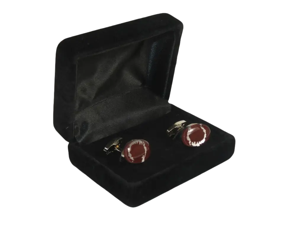Men J.Valintin Cufflinks by Vitorofolo for French Cuff Shirt V35-25 Brown Stone
