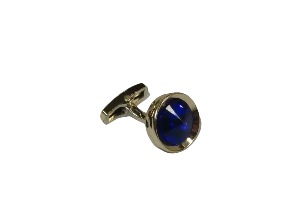Men J.Valintin Cufflinks by Vitorofolo for French Cuff Shirt V35-26 Royal Blue