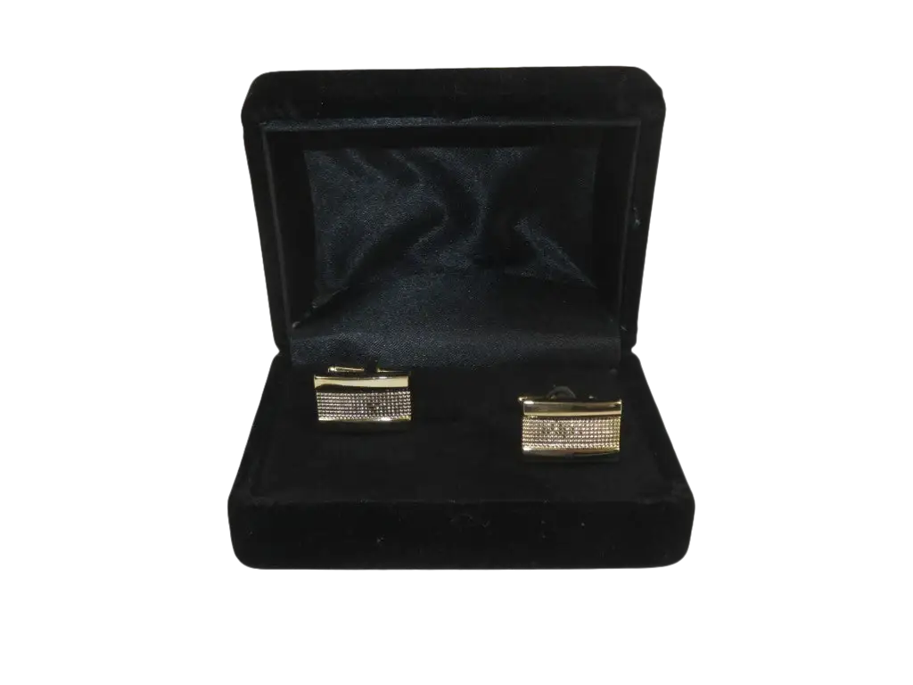 Men J.Valintin Cufflinks by Vitorofolo for French Cuff Shirt V35-28 Gold