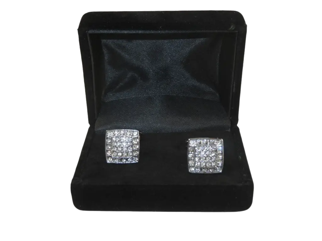 Men J.Valintin Cufflinks by Vitorofolo for French Cuff Shirt V39-68 Silver
