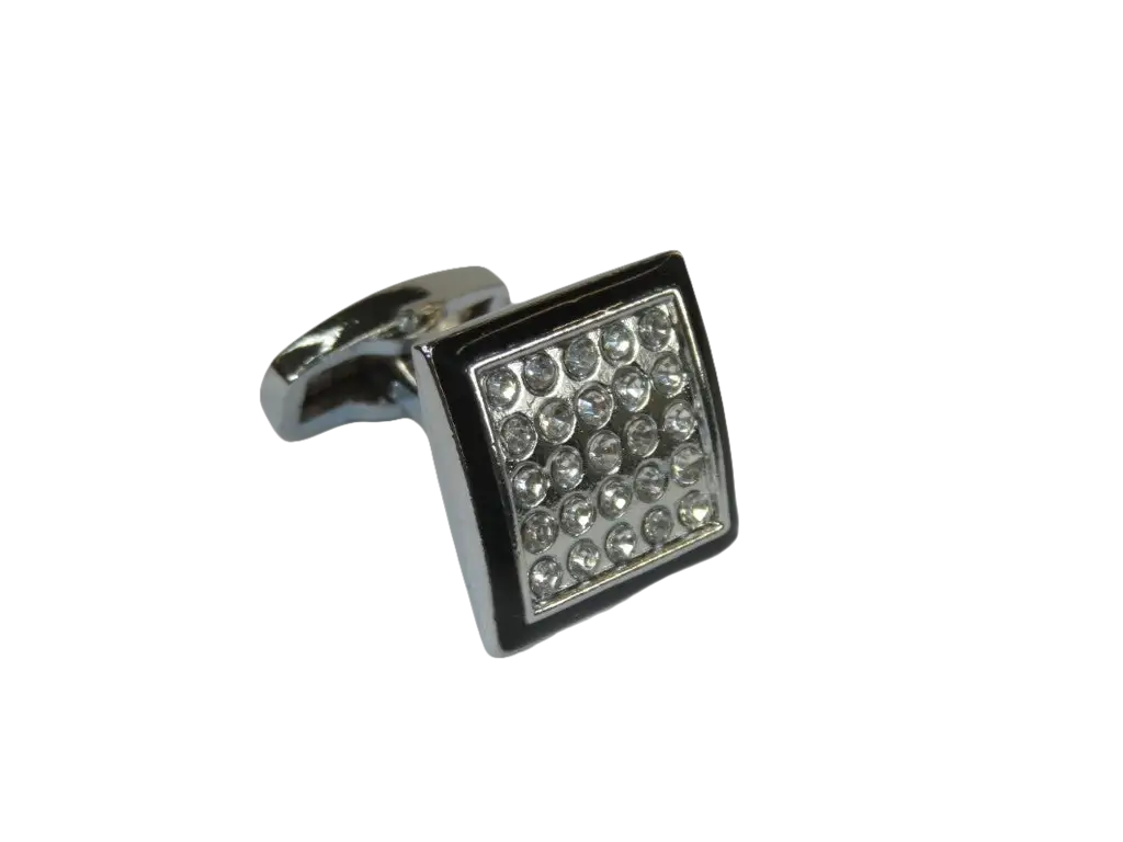 Men J.Valintin Cufflinks by Vitorofolo for French Cuff Shirt V39-70 Silver
