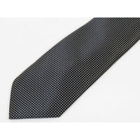 Men's Tie/Hankie Microfiber Silky Vito Rofolo by J.Valintin VTR-85 Black White